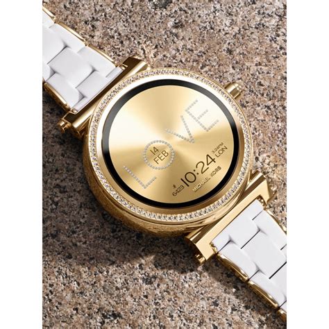 michael kors access sofie smartwatch 42mm mkt5039|Michael Kors Access Women's Sofie Stainless Steel .